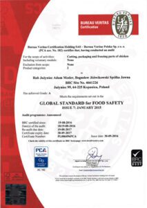 BRC Certificate 2016