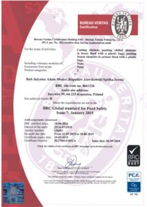 BRC Certificate 2018